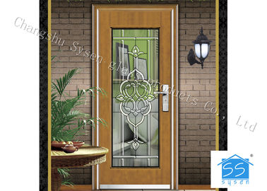 Tipo decorativo aislamiento sano del vidrio 033 del panel de la puerta del grueso de 8-25m m