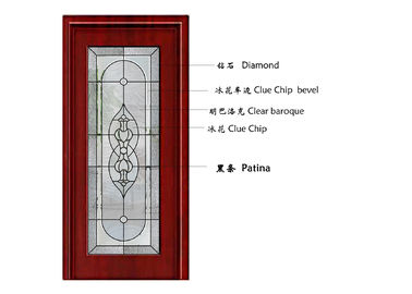 Arte que construye los paneles decorativos del vidrio modelado/los paneles decorativos para las puertas