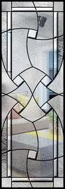 el vidrio biselado contemporáneo magnífico del marco del borde moderó el vidrio endurecido plano técnico de la curva