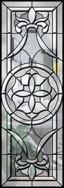 Estilo decorativo del francés del vidrio de la ventana del cuarto de baño de la temperatura alta-baja del oso