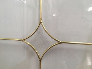 El vidrio de la puerta de gabinete del marco metálico artesona la madera contrachapada a prueba de humedad del tablero
