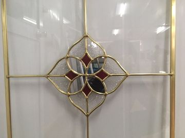 Los paneles de cristal decorativos endurecidos para los gabinetes, vidrio helado artístico del gabinete