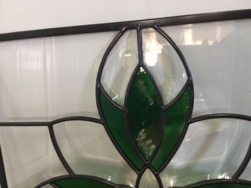 Flote el vidrio modelado decorativo para las paredes de cortina/restaurante/iglesia