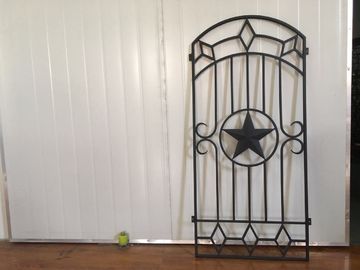 Puertas decorativas del hierro y del vidrio para las puertas de entrada 15.5*39.37/tamaño de encargo