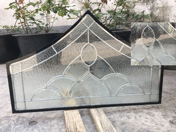 Vidrio decorativo moderado flotador del panel para el borde plano de la puerta arquitectónica