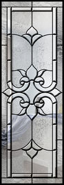 vidrio decorativo del panel de la súplica del vidrio esmerilado para la superficie del modelo del hogar del apartamento pulida con chorro de arena